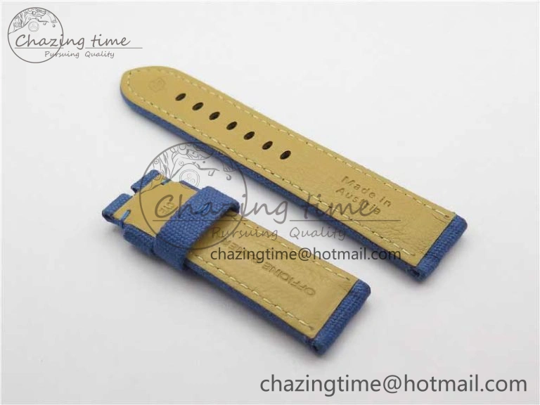 PAM1313 VSF 1:1 Best Edition Blue Dial on Blue Leather Strap P.9010 Clone