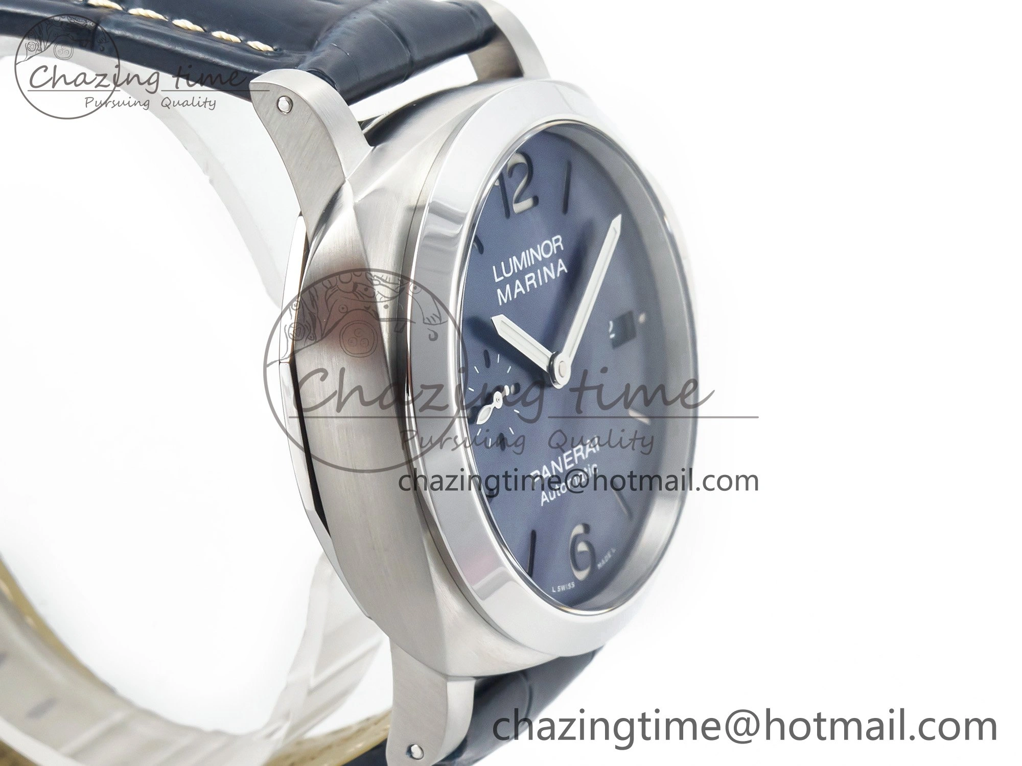 PAM1313 W TTF 1:1 Best Edition on Blue Leather Strap P9010