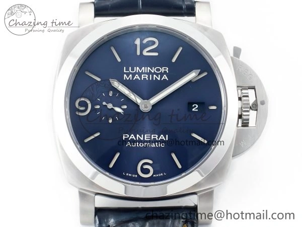 PAM1313 W TTF 1:1 Best Edition on Blue Leather Strap P9010