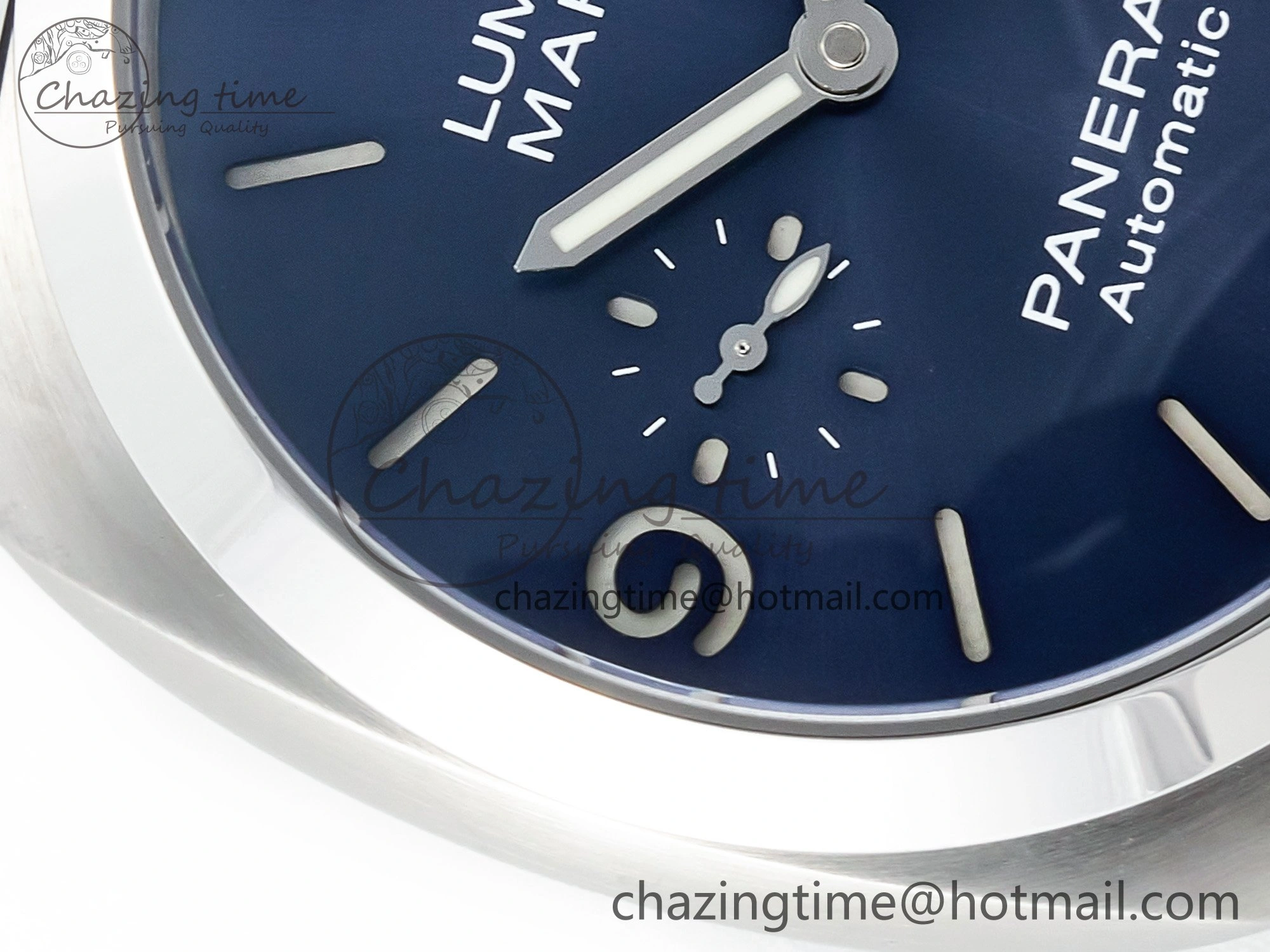PAM1313 W TTF 1:1 Best Edition on Blue Leather Strap P9010