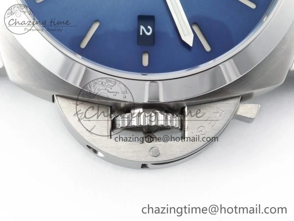 PAM1313 W TTF 1:1 Best Edition on Blue Leather Strap P9010