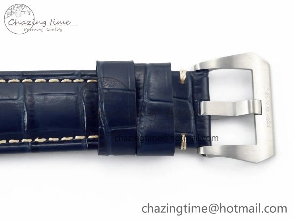 PAM1313 W TTF 1:1 Best Edition on Blue Leather Strap P9010