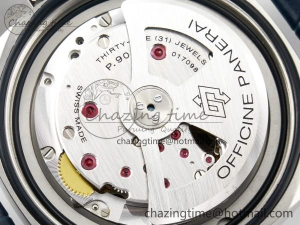 PAM1313 W TTF 1:1 Best Edition on Blue Leather Strap P9010