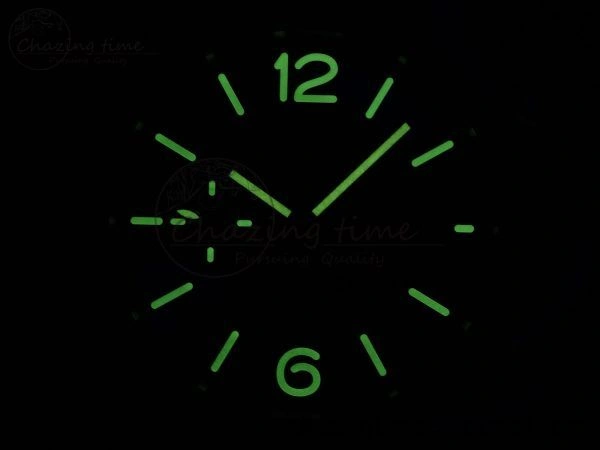 PAM1329 Luminor Due 42mm VSF 1:1 Best Edition Green Dial on Brown Leather Strap P900