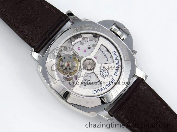 PAM1329 Luminor Due 42mm VSF 1:1 Best Edition Green Dial on Brown Leather Strap P900