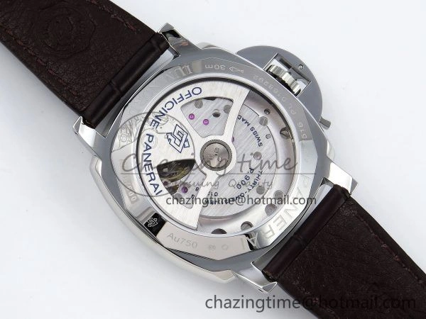 PAM1329 Luminor Due 42mm VSF 1:1 Best Edition Green Dial on Brown Leather Strap P900