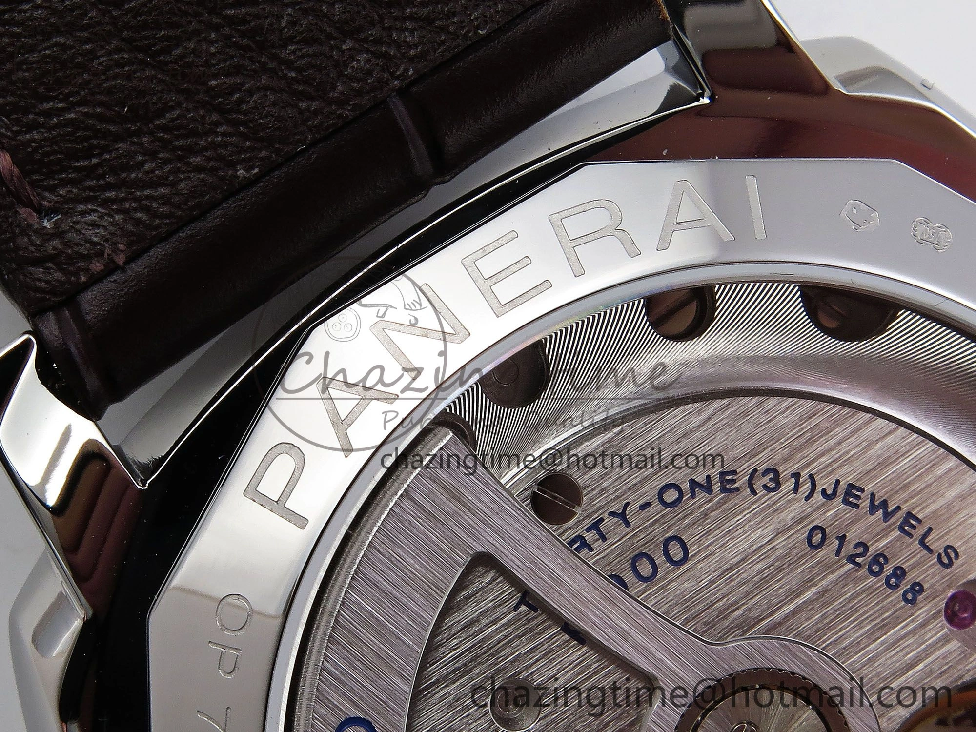 PAM1329 Luminor Due 42mm VSF 1:1 Best Edition Green Dial on Brown Leather Strap P900