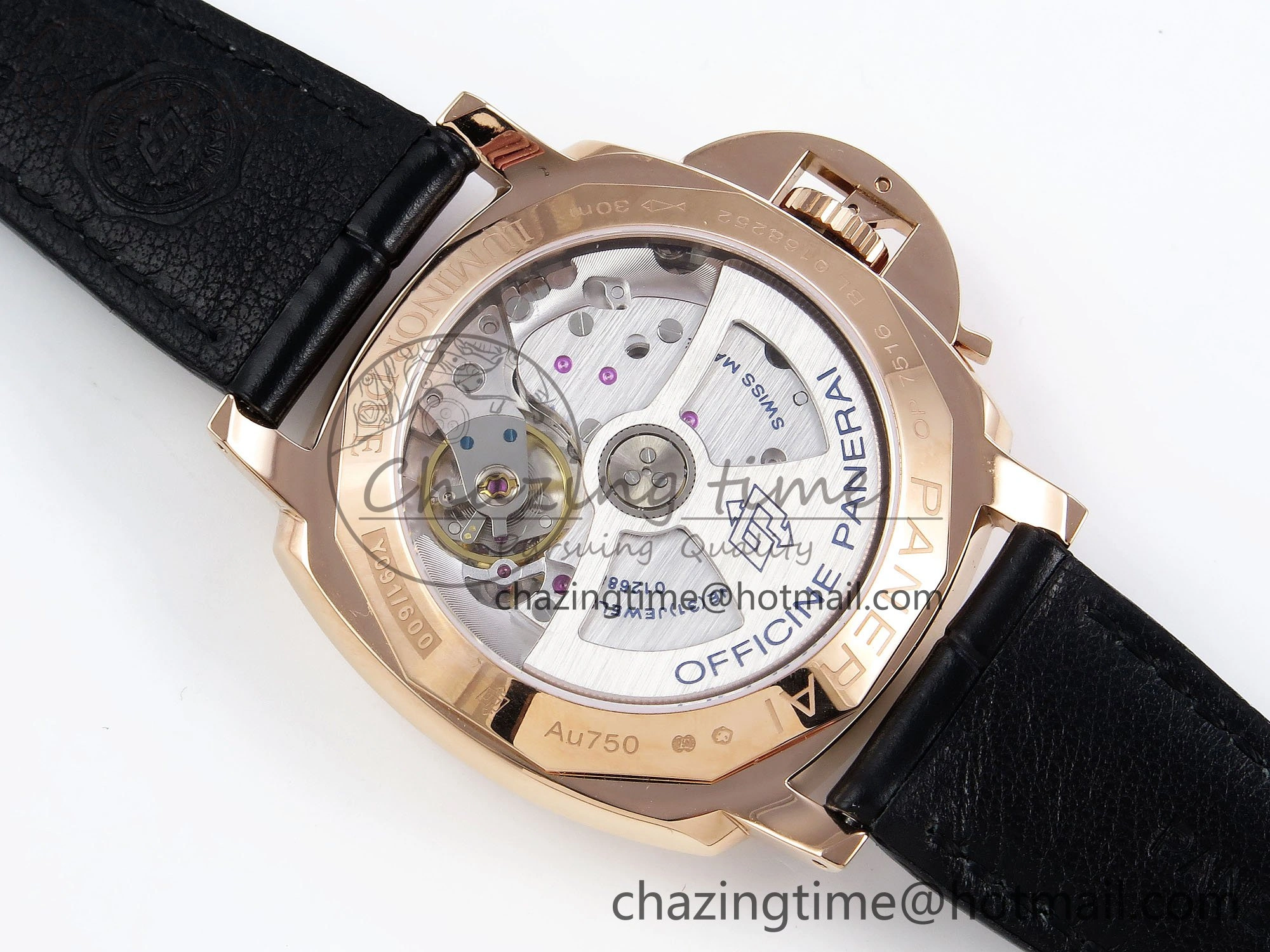 PAM1336 Luminor Due 42mm VSF Best Edition White Dial on Leather Strap P900 Clone