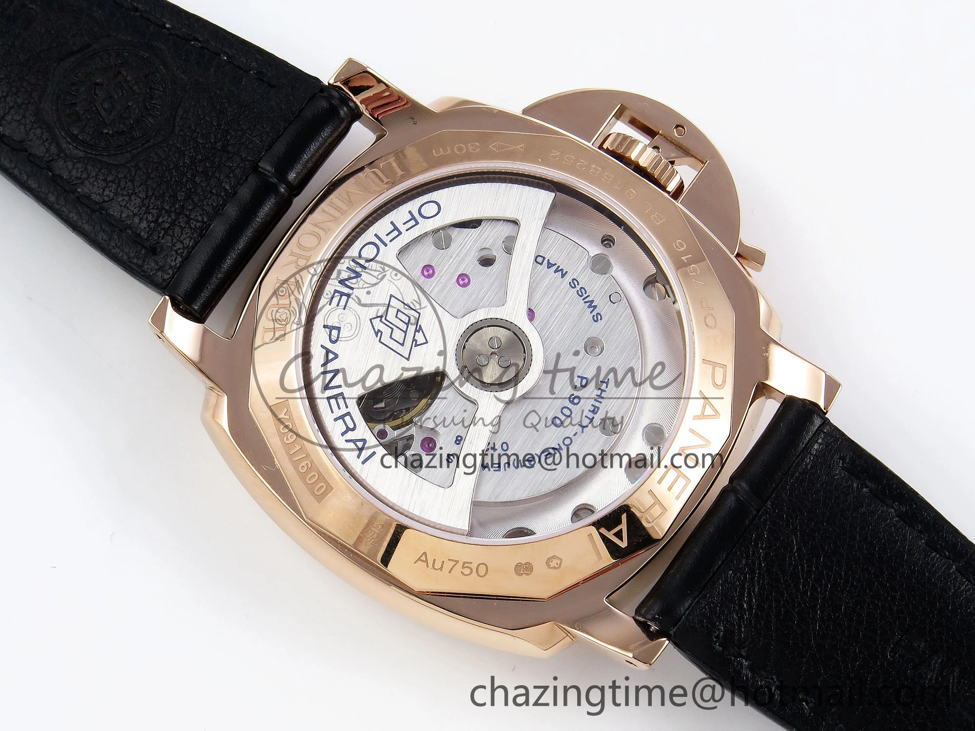 PAM1336 Luminor Due 42mm VSF Best Edition White Dial on Leather Strap P900 Clone