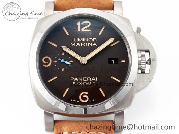 PAM1351 W TTF 1:1 Best Edition on Asso Leather Strap P9010