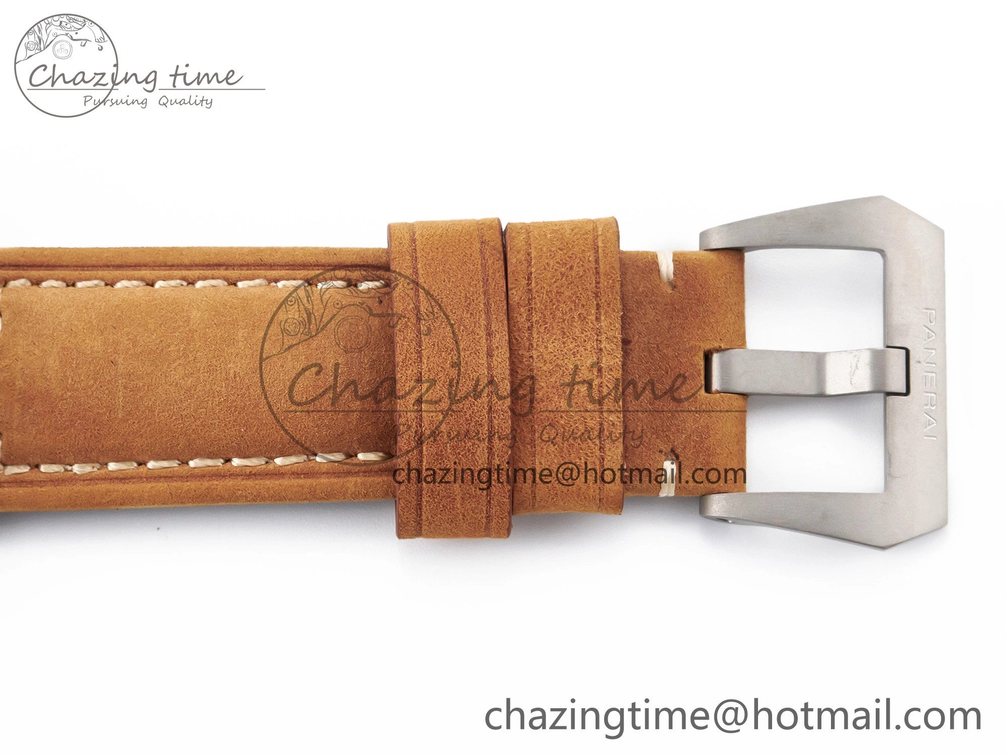 PAM1351 W TTF 1:1 Best Edition on Asso Leather Strap P9010