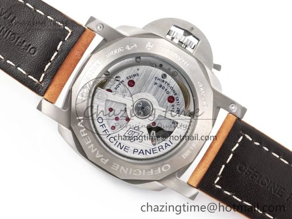 PAM1351 W TTF 1:1 Best Edition on Asso Leather Strap P9010