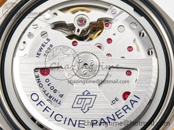 PAM1351 W TTF 1:1 Best Edition on Asso Leather Strap P9010