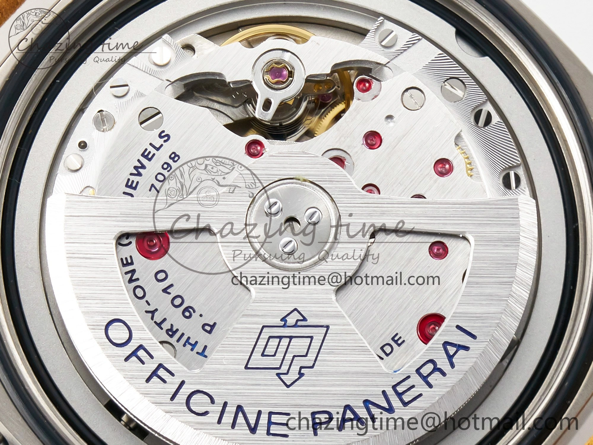 PAM1351 W TTF 1:1 Best Edition on Asso Leather Strap P9010
