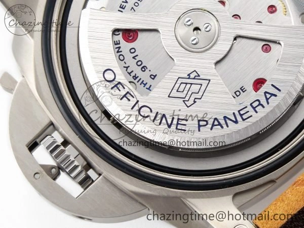 PAM1351 W TTF 1:1 Best Edition on Asso Leather Strap P9010