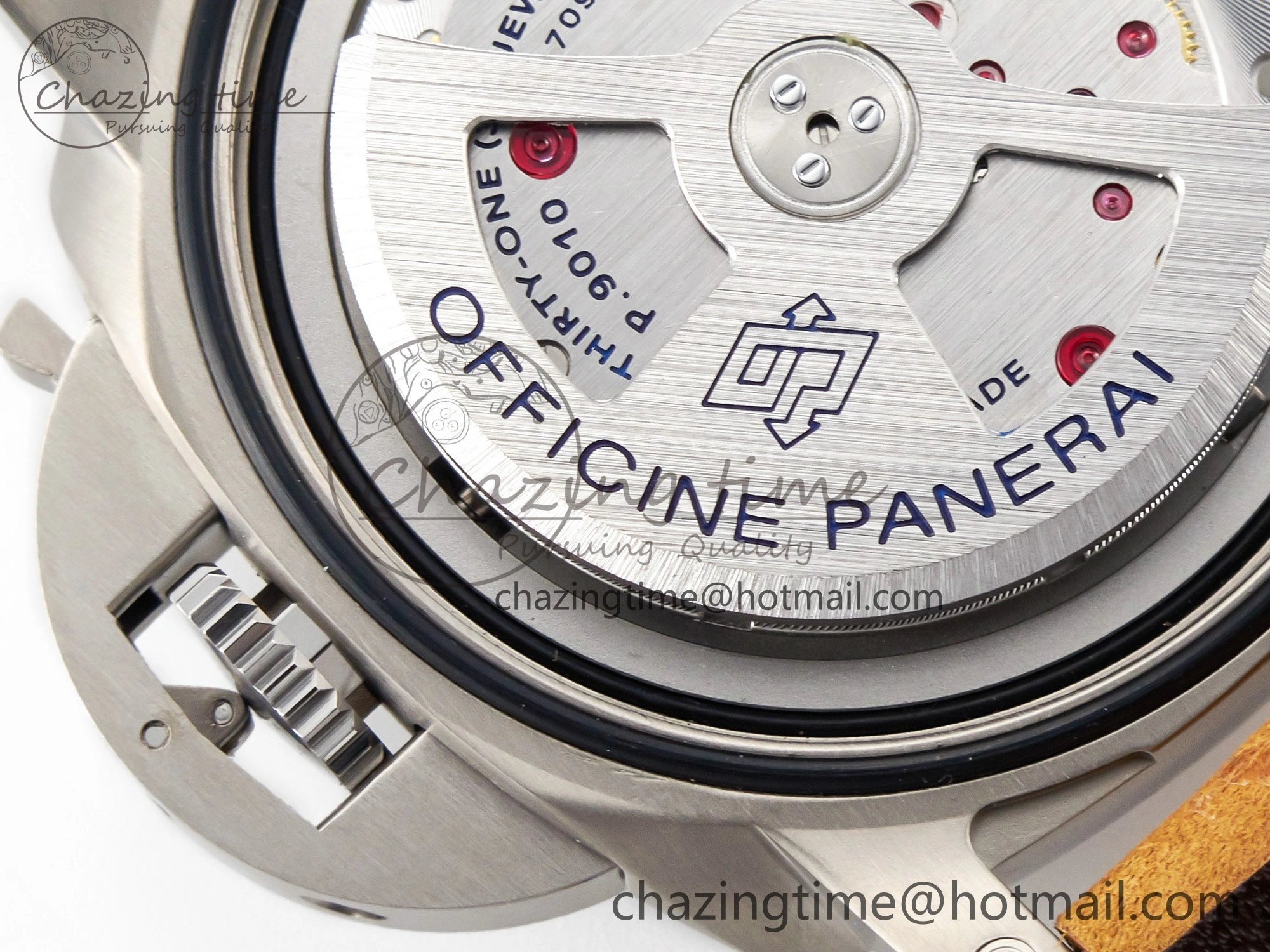PAM1351 W TTF 1:1 Best Edition on Asso Leather Strap P9010