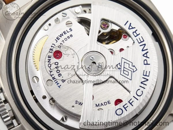 PAM1351 W TTF 1:1 Best Edition on Asso Leather Strap P9010