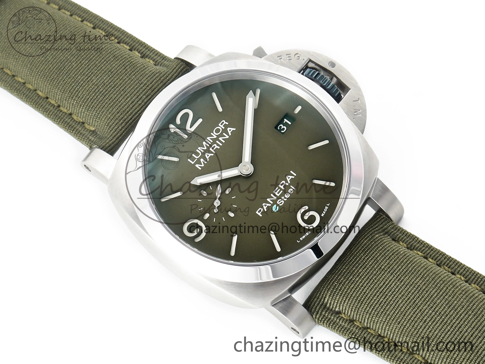 PAM1356 W TTF 1:1 Best Edition on Green Nylon Strap P9010
