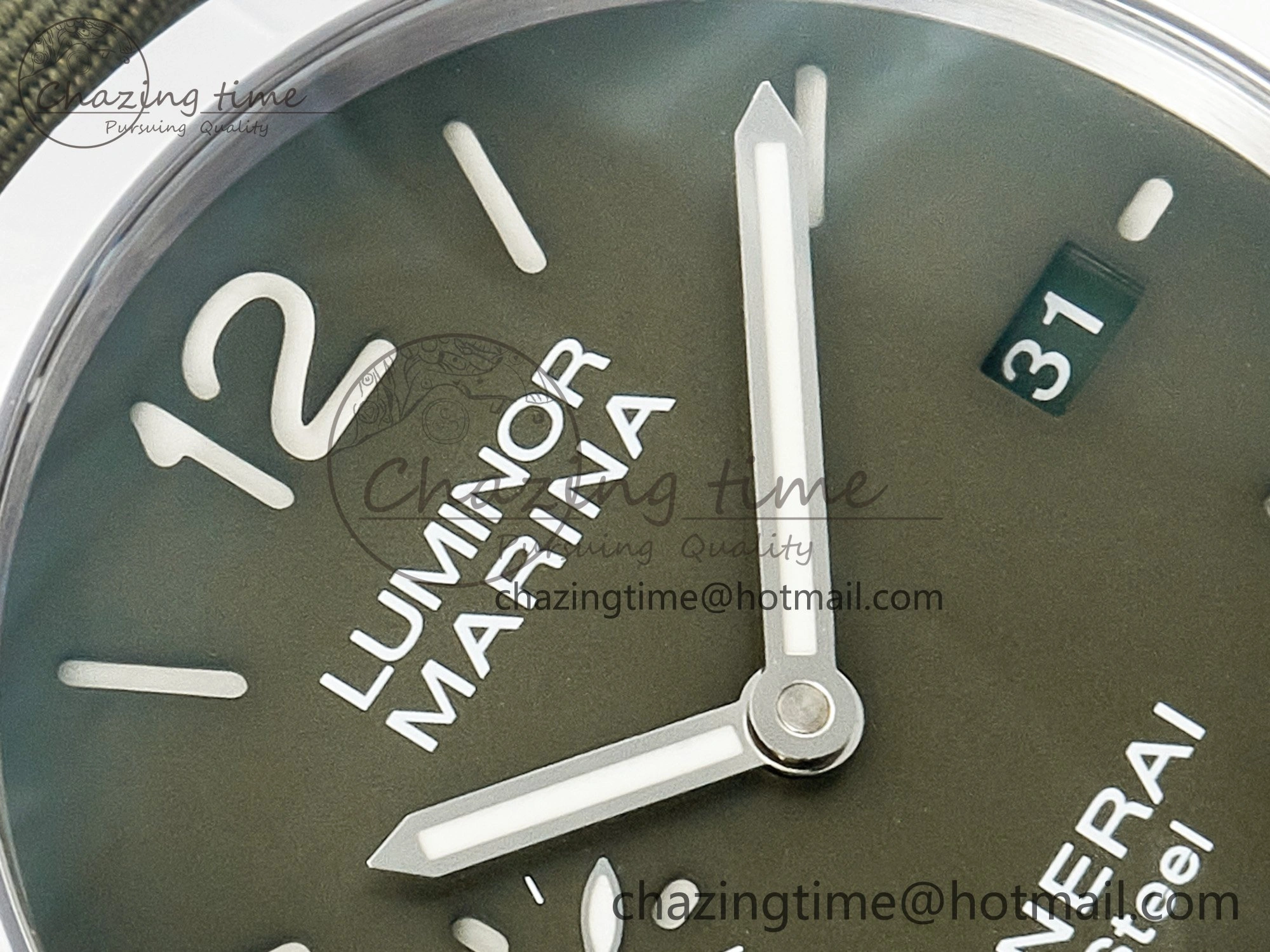 PAM1356 W TTF 1:1 Best Edition on Green Nylon Strap P9010