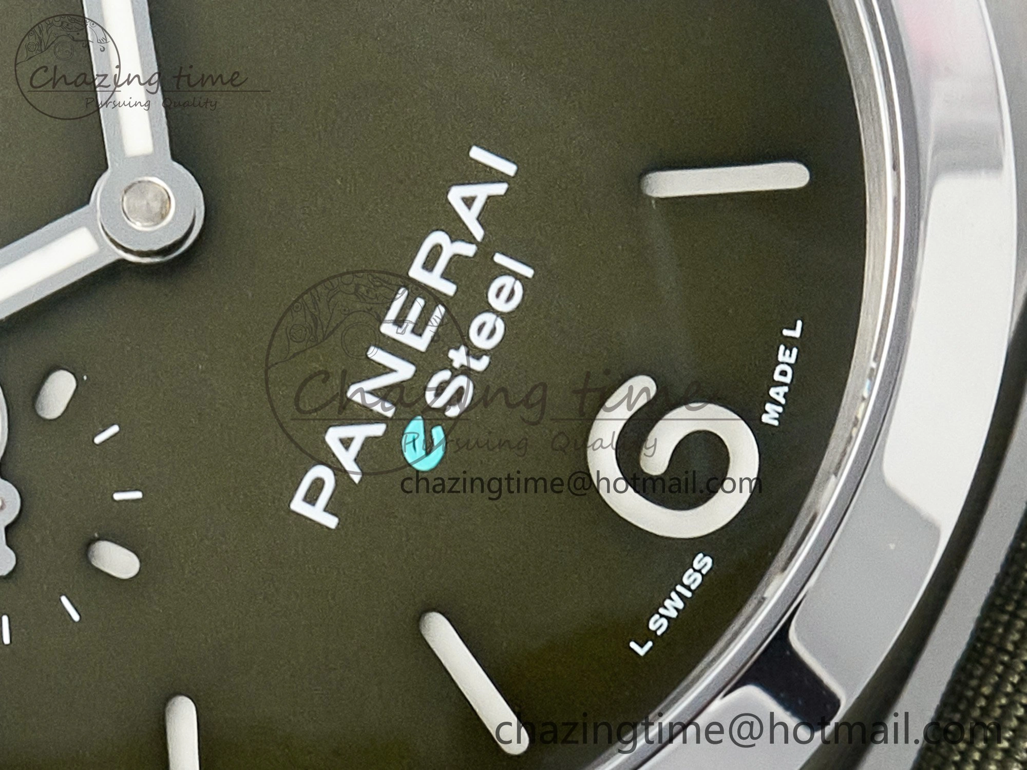 PAM1356 W TTF 1:1 Best Edition on Green Nylon Strap P9010