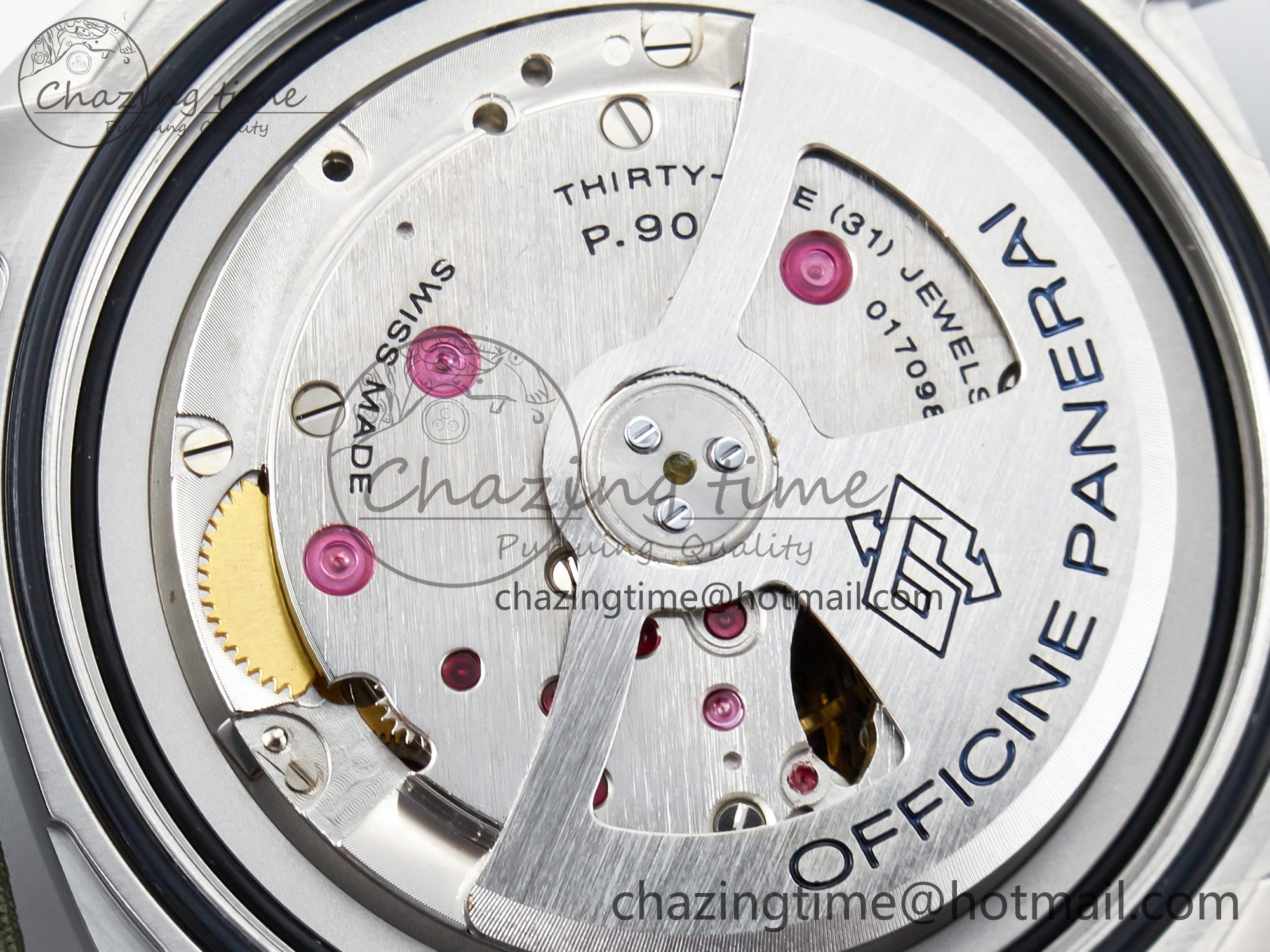 PAM1356 W TTF 1:1 Best Edition on Green Nylon Strap P9010