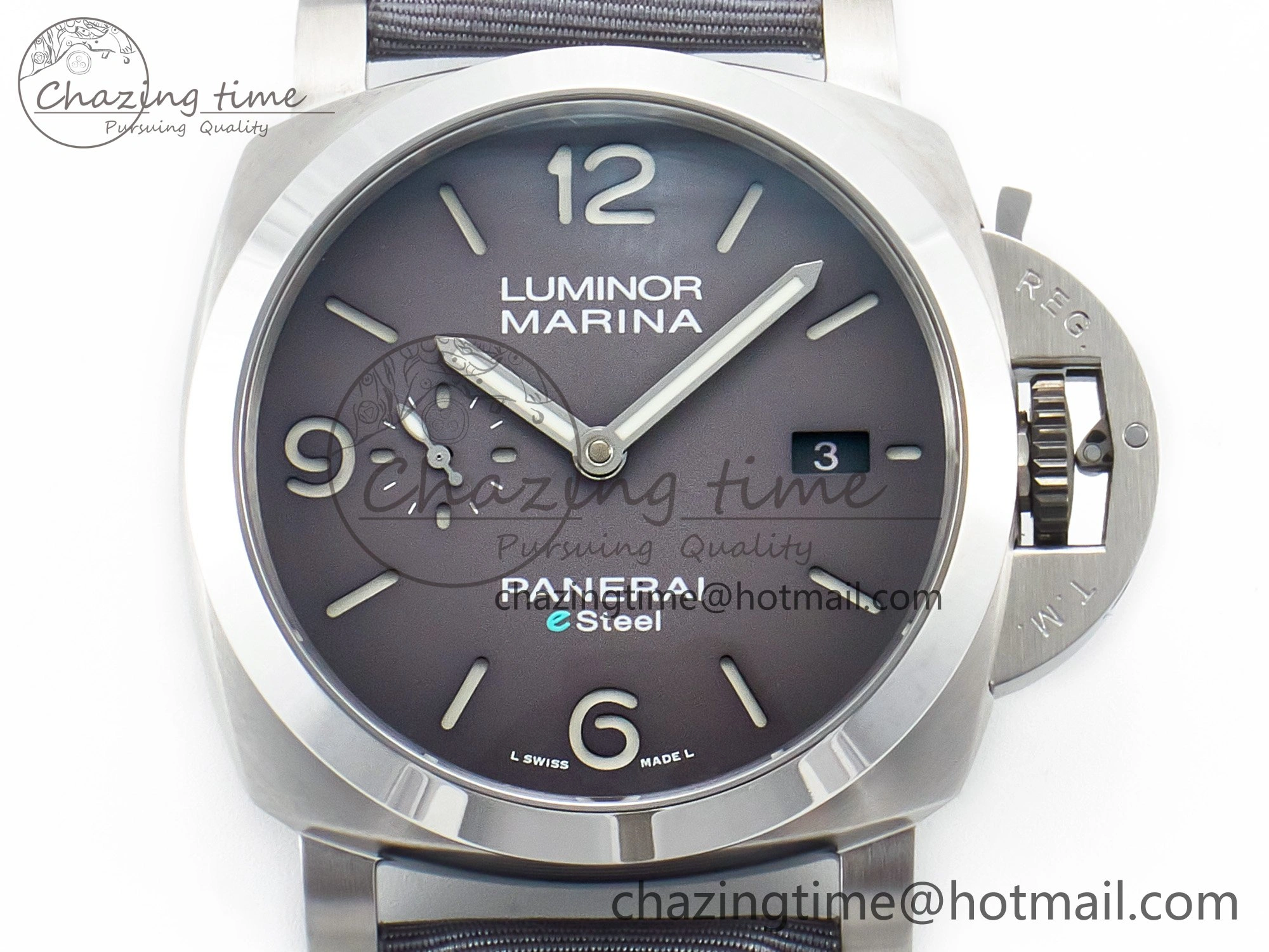 PAM1358 W TTF 1:1 Best Edition on Gray Nylon Strap P9010