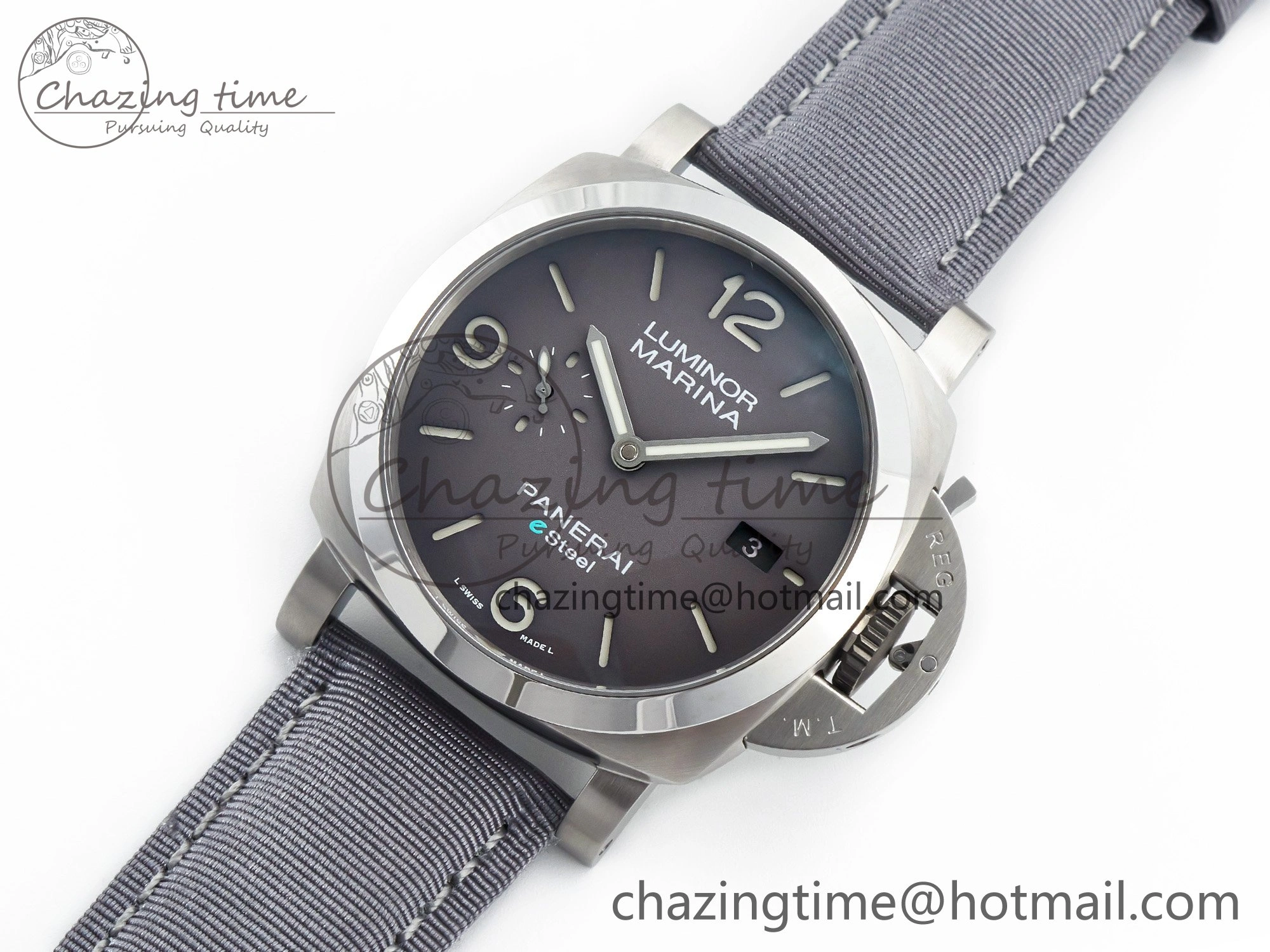 PAM1358 W TTF 1:1 Best Edition on Gray Nylon Strap P9010