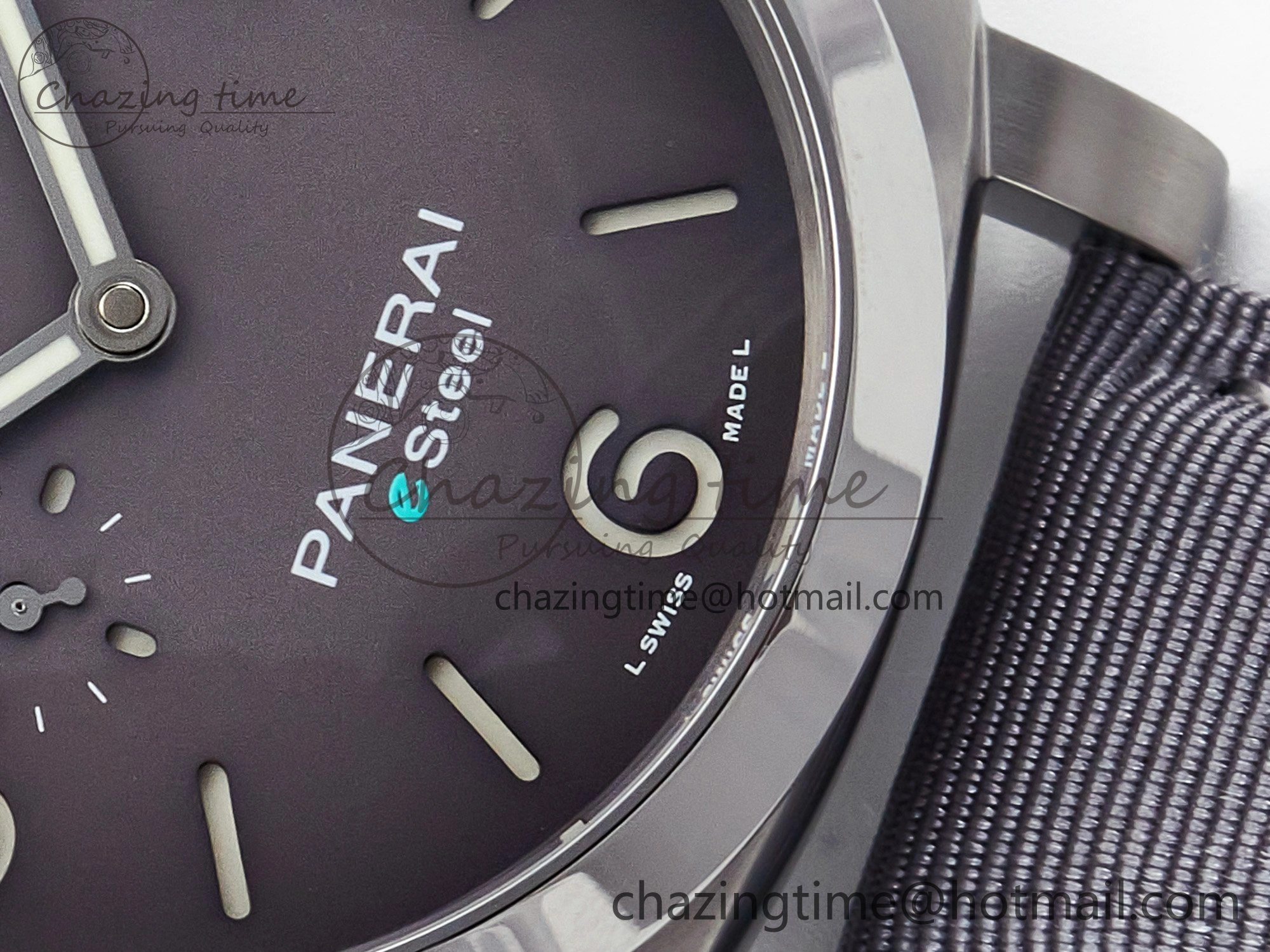 PAM1358 W TTF 1:1 Best Edition on Gray Nylon Strap P9010