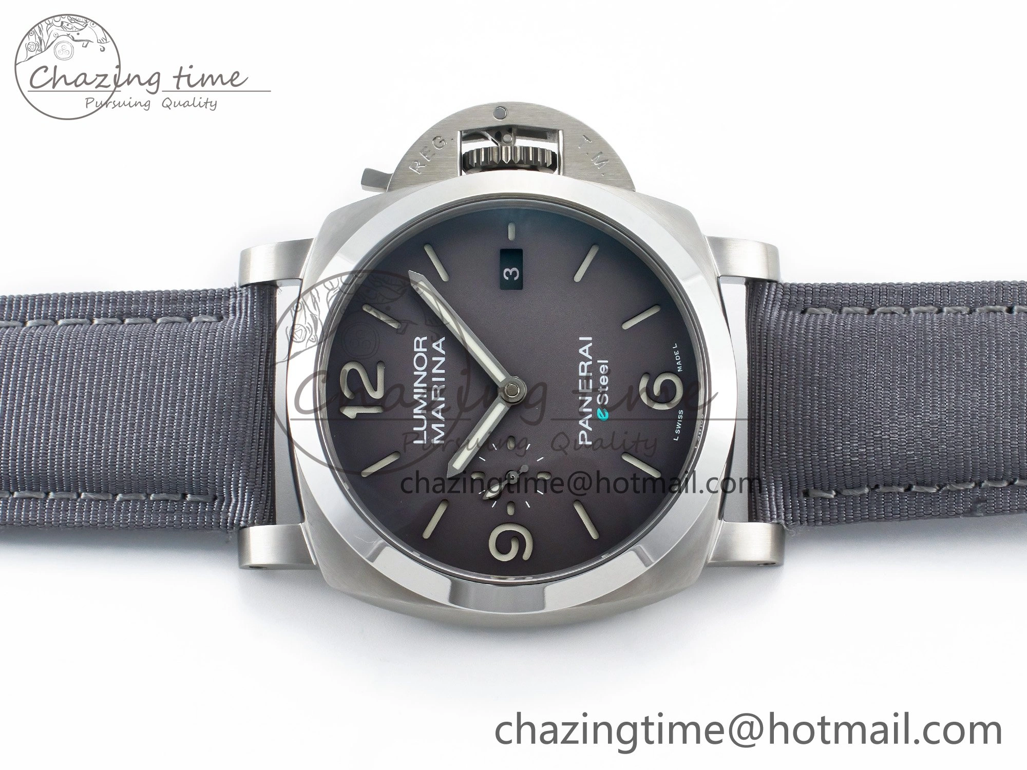 PAM1358 W TTF 1:1 Best Edition on Gray Nylon Strap P9010