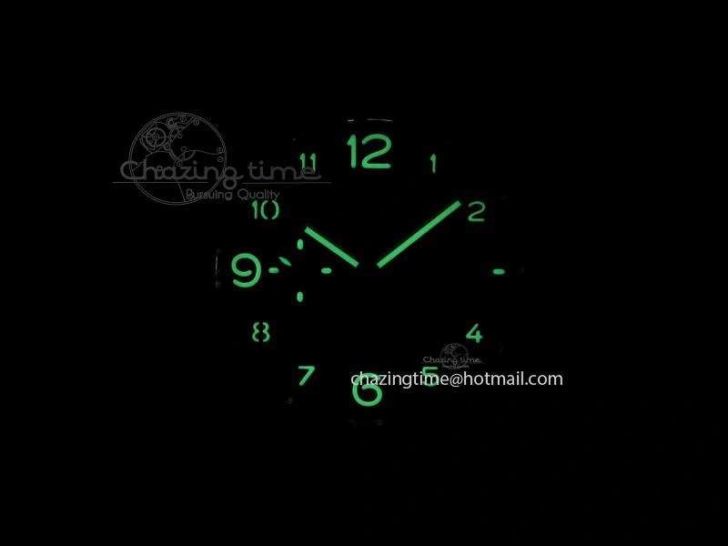 PAM1359 S V6F 1:1 Best Edition Lite On Black Leather Strap P9010