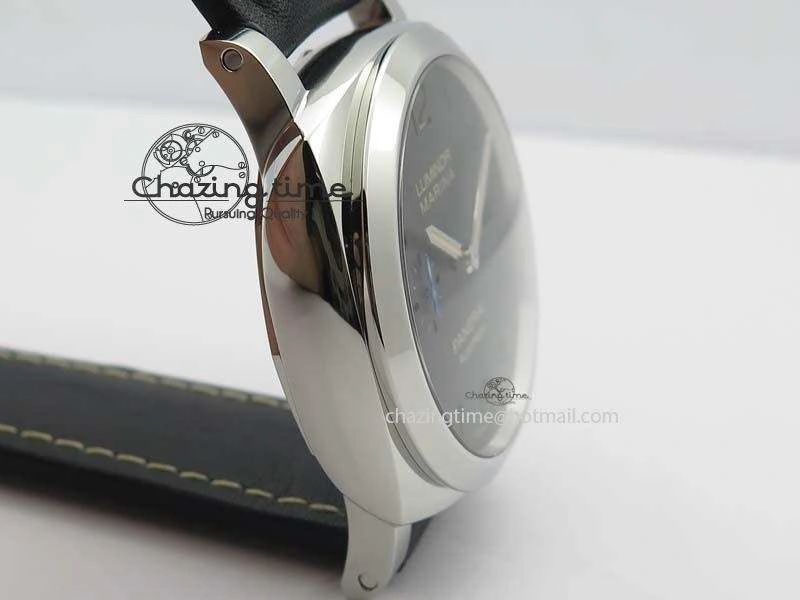 PAM1359 S V6F 1:1 Best Edition Lite On Black Leather Strap P9010