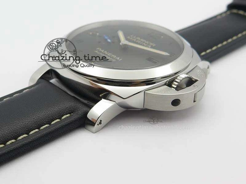 PAM1359 S V6F 1:1 Best Edition Lite On Black Leather Strap P9010