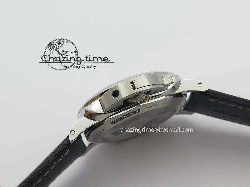 PAM1359 S V6F 1:1 Best Edition Lite On Black Leather Strap P9010