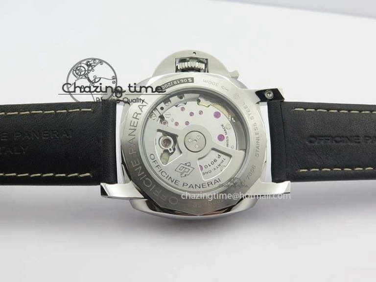 PAM1359 S V6F 1:1 Best Edition Lite On Black Leather Strap P9010