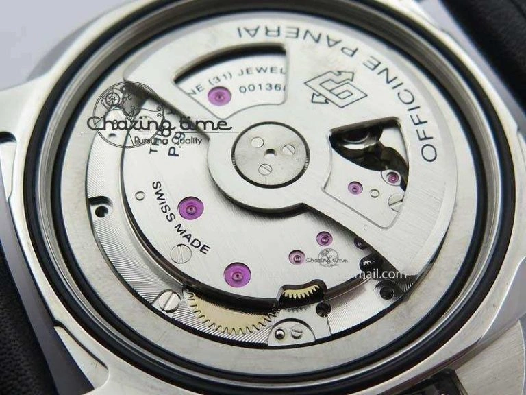 PAM1359 S V6F 1:1 Best Edition Lite On Black Leather Strap P9010