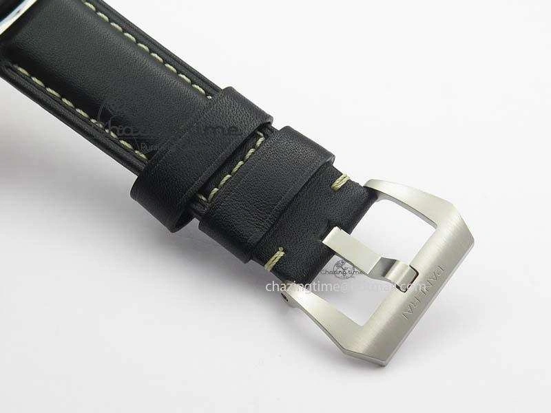 PAM1359 S V6F 1:1 Best Edition Lite On Black Leather Strap P9010