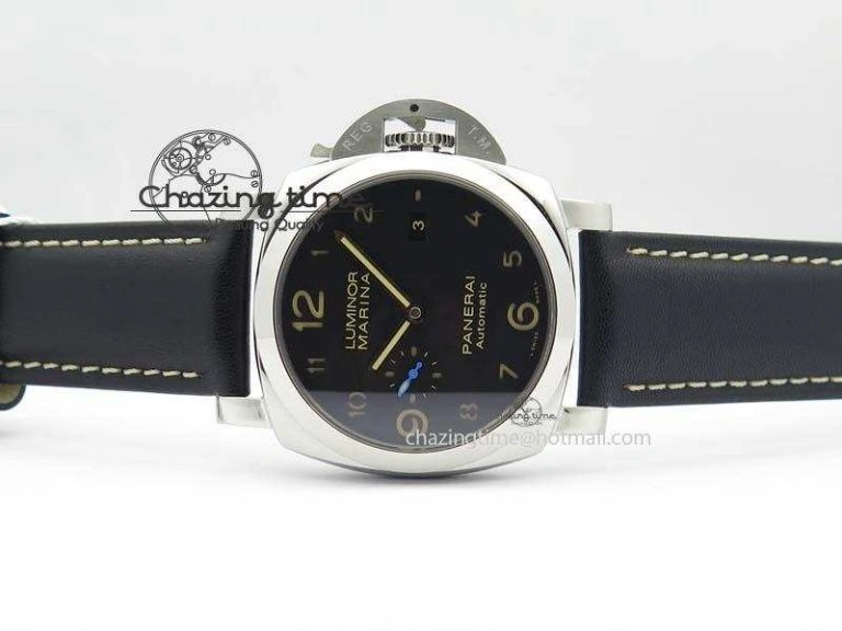 PAM1359 S ZF 1:1 Best Edition Black Dial On Black Leather Strap P9010