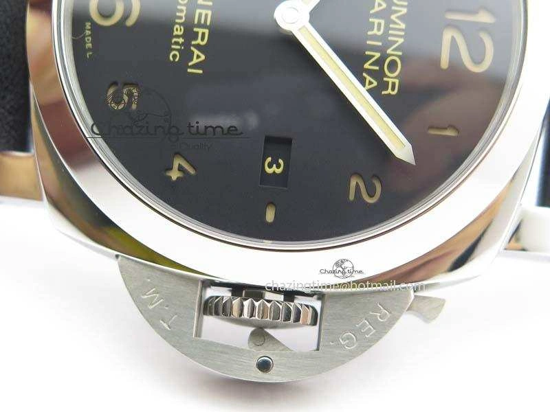 PAM1359 S ZF 1:1 Best Edition Black Dial On Black Leather Strap P9010