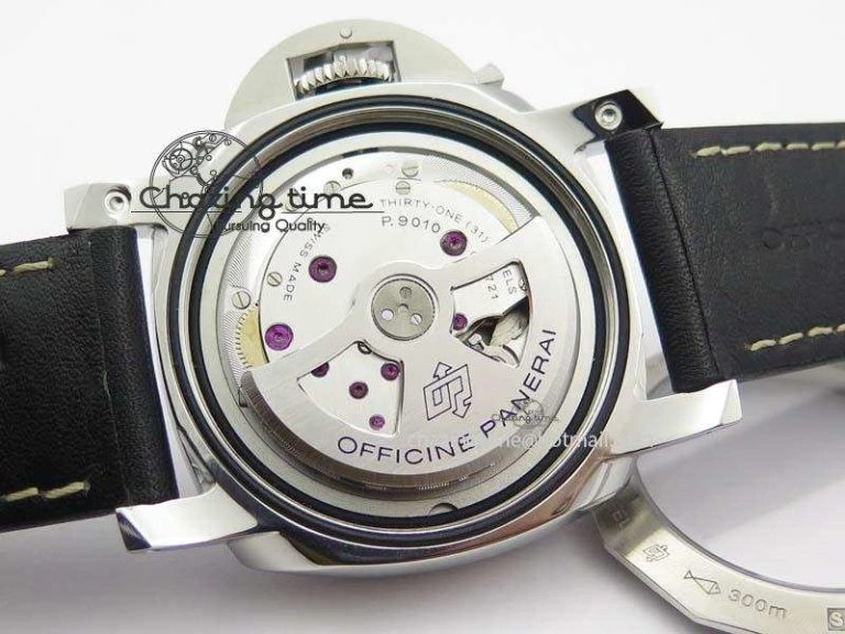 PAM1359 S ZF 1:1 Best Edition Black Dial On Black Leather Strap P9010