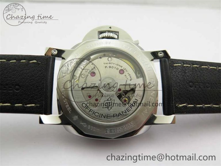 PAM1359 W TTF 1:1 Best Edition on Black Leather Strap P9010