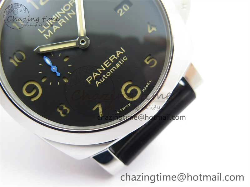 PAM1359 W TTF 1:1 Best Edition on Black Leather Strap P9010