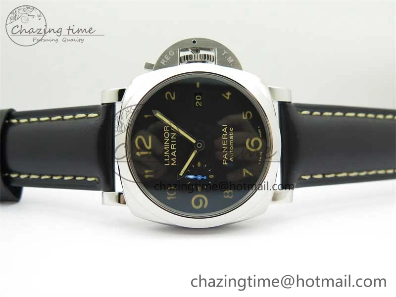 PAM1359 W TTF 1:1 Best Edition on Black Leather Strap P9010