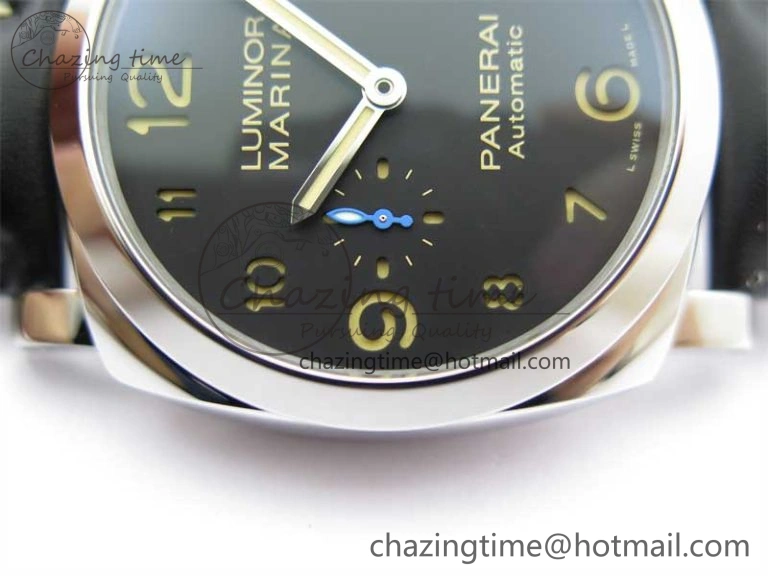 PAM1359 W TTF 1:1 Best Edition on Black Leather Strap P9010