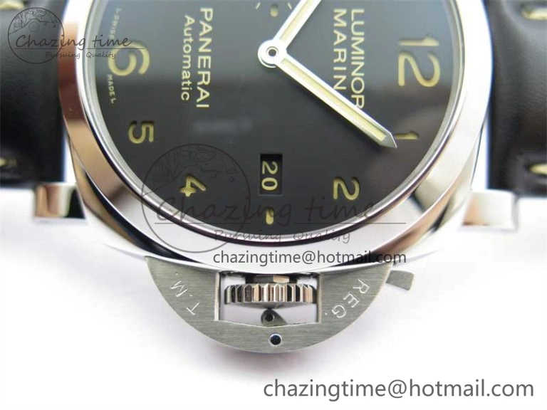 PAM1359 W TTF 1:1 Best Edition on Black Leather Strap P9010