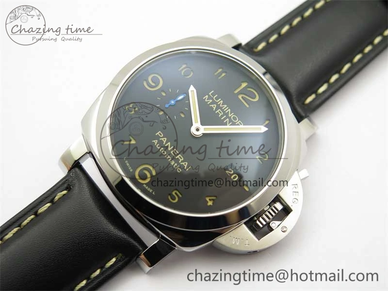 PAM1359 W TTF 1:1 Best Edition on Black Leather Strap P9010
