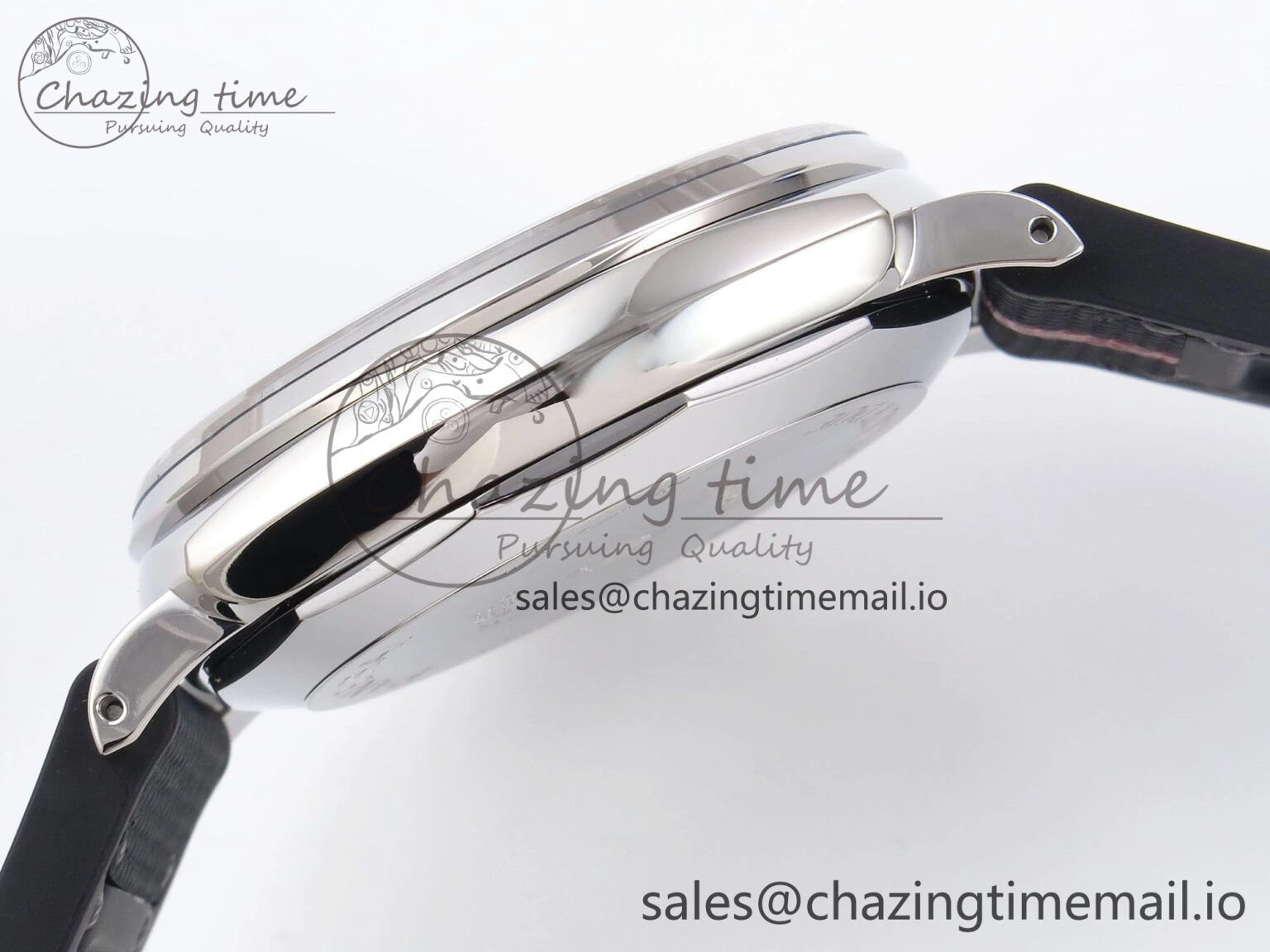 PAM1381 Luna Rossa Submersible VSF 1:1 Best Edition on Gray Fabric Strap P900