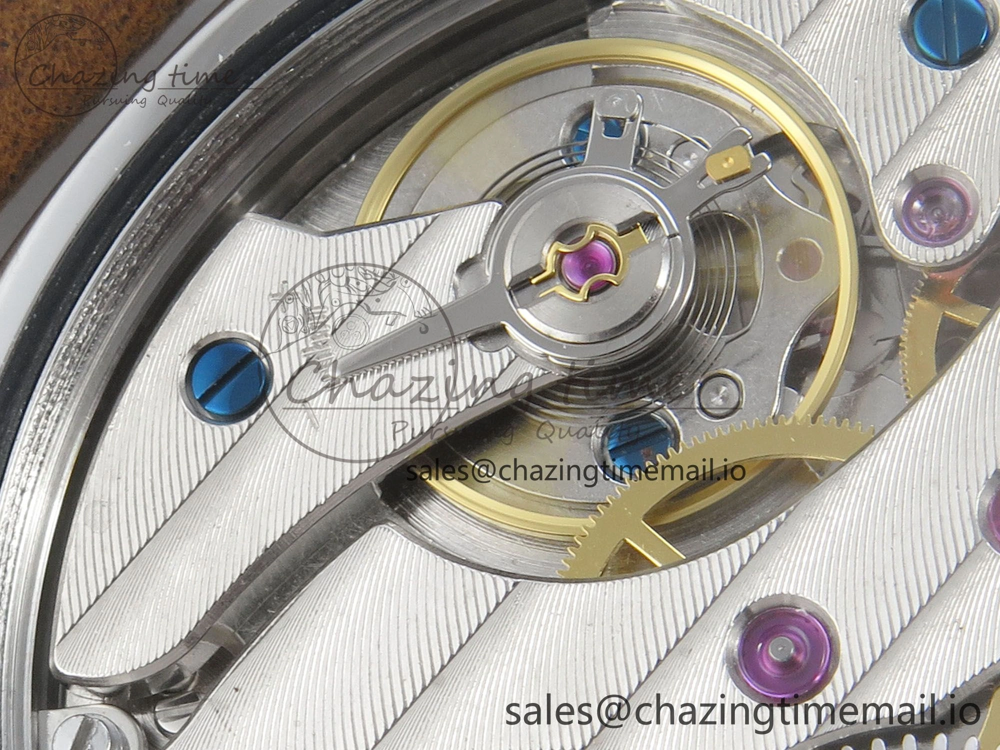 PAM1384 HWF 1:1 Best Edition Gray Dial On Brown ASSO Leather Strap A6497
