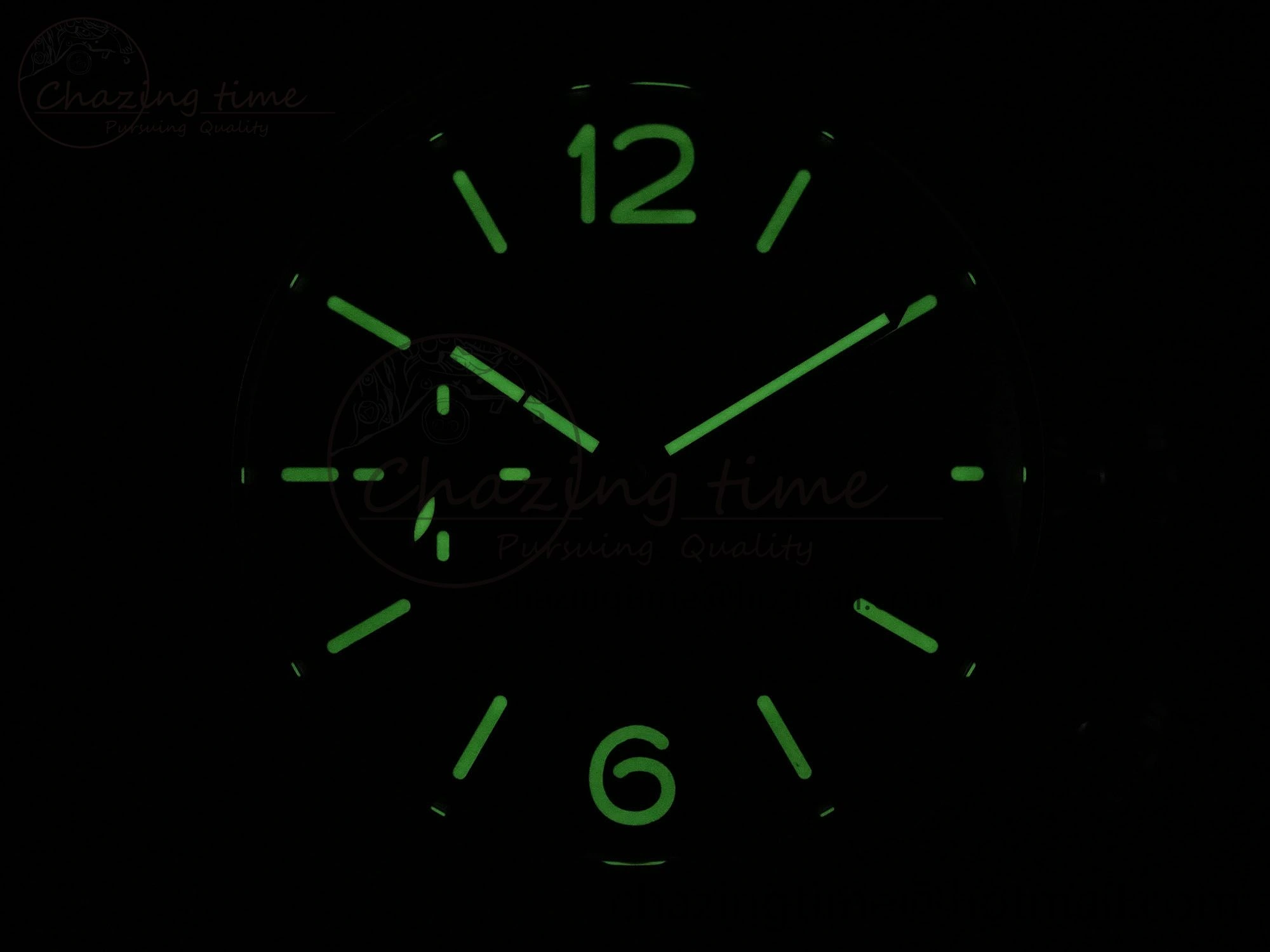 PAM1386 Radiomir 40mm VSF 1:1 Best Edition Green Dial on Brown Leather Strap P900