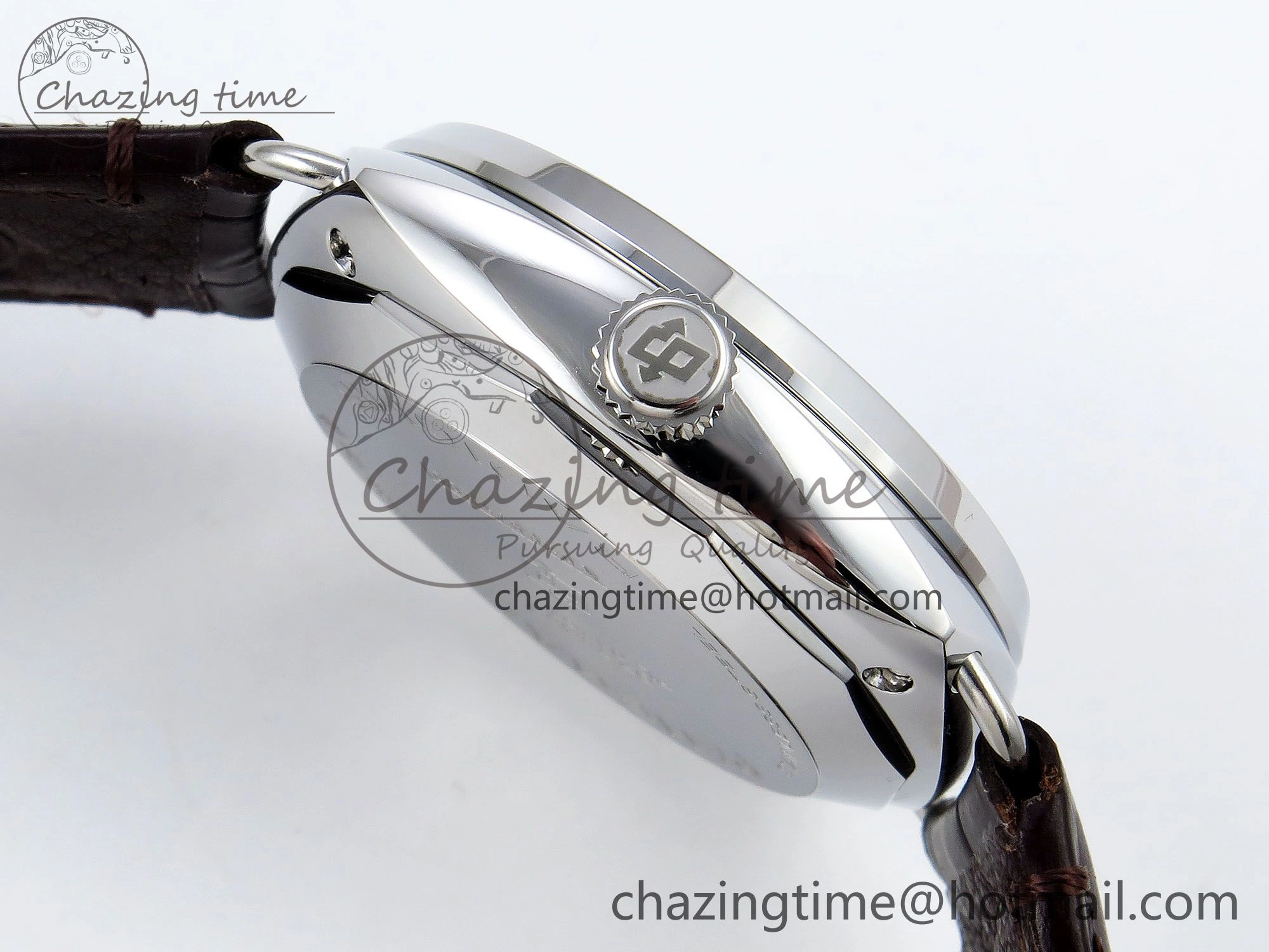 PAM1386 Radiomir 40mm VSF 1:1 Best Edition Green Dial on Brown Leather Strap P900