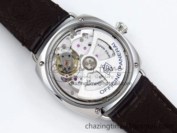 PAM1386 Radiomir 40mm VSF 1:1 Best Edition Green Dial on Brown Leather Strap P900